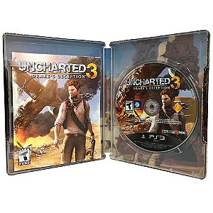 Jogo Uncharted 3: Drake's Deception - PS3 (SteelCase)