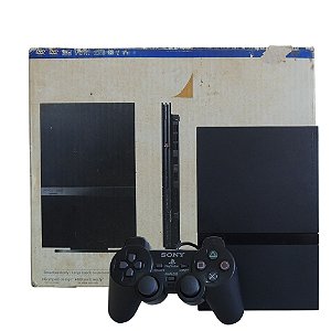 Console PlayStation 2 Slim Preto - Sony (Americano)