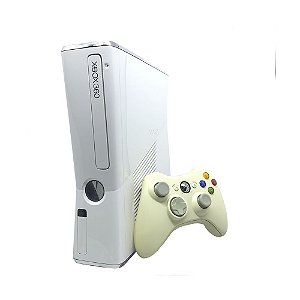 Console Xbox 360 Slim 4GB Branco - Microsoft