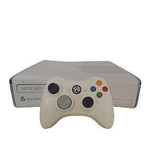 Console Xbox 360 Slim 4GB Branco - Microsoft (Europeu)
