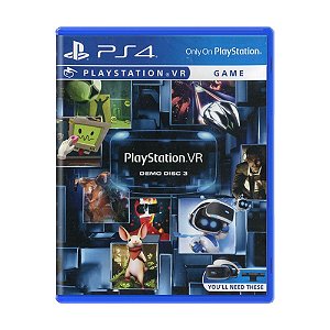 Jogo PlayStation VR (Demo Disc 3) - PS4