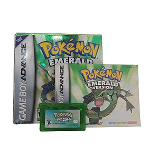 Jogo Pokémon Emerald Version - GBA