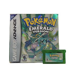 Jogo Pokémon Emerald Version - GBA