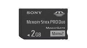 Cartão de Memória Memory Stick Pro Duo Mark 2 2GB - Sony