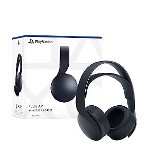 Headset Sony Pulse 3D Midnight Black sem fio - PS4, PS5 e VR