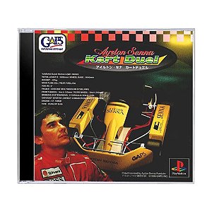 Jogo Ayrton Senna Kart Duel - PS1 (Japonês)