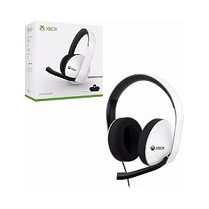 Super Headset Stereo Microsoft Branco + Adaptador - Xbox One