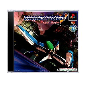 Jogo Thunder Force V: Perfect System - PS1 (Japonês)