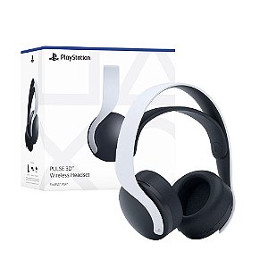 Headset Sony Pulse 3D Branco sem fio - PS4, PS5 e VR