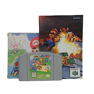 Jogo Super Mario 64 - N64