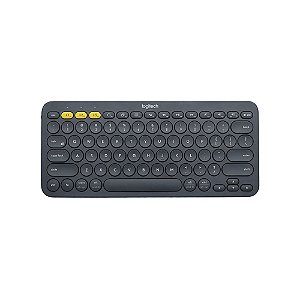 Teclado Logitech K380 Bluetooth Cinza sem fio