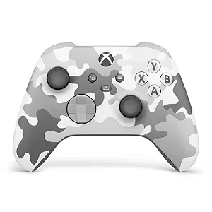 Controle Microsoft Arctic Camo sem fio - Series X, S, One
