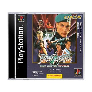 Jogo Street Fighter: The Movie - PS1 (Japonês)