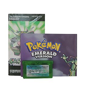 Jogo Pocket Monsters Emerald - GBA (Japonês)