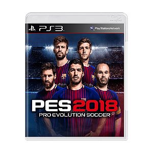 Jogo Pro Evolution Soccer 2018 (PES 18) - PS3