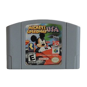 Jogo Mickey's Speedway USA - N64