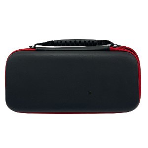 Case Protetora para Nintendo Switch Preta Com Vermelha