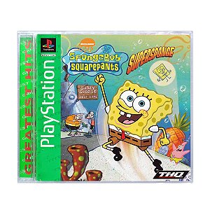 Jogo SpongeBob SquarePants: SuperSponge - PS1