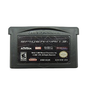Jogo Spider-Man 3 - GBA