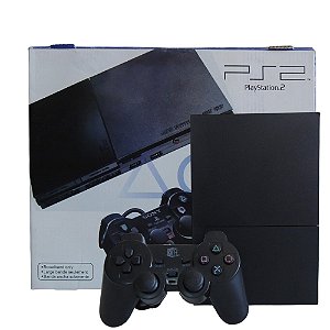 Console PlayStation 2 Slim Preto - Sony (Desbloqueado 1.93)
