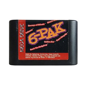 Jogo 6-Pak - Mega Drive