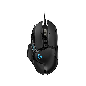 Mouse Gamer G502 Hero RGB 25600 DPI com fio - Logitech