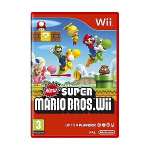 Jogo New Super Mario Bros - Wii (Europeu)