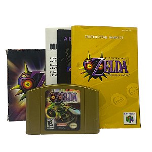 Jogo The Legend of Zelda: Majora's Mask - N64 (Holográfico)