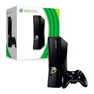 Console Xbox 360 Slim 250GB Branco - Microsoft - MeuGameUsado