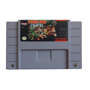 Jogo Donkey Kong Country - SNES (Relabel)