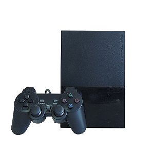 Console PlayStation 2 Slim Preto - Sony (Desbloqueado 1.93)