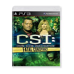 Jogo CSI: Fatal Conspiracy - PS3