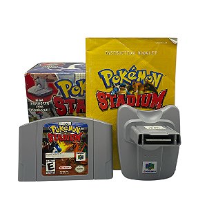 Jogo Pokémon Stadium + N64 Transfer Pak - N64