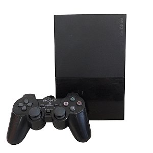 Console PlayStation 2 Slim Preto - Sony (Desbloqueado 1.93)