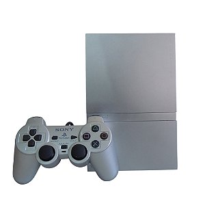 Console PlayStation 2 Slim Prata - Sony