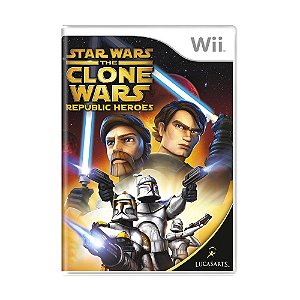 Jogo Star Wars The Clone Wars: Republic Heroes - Wii