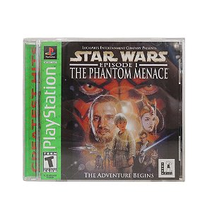 Jogo Star Wars: Episode I The Phantom Menace - PS1 (Greatest Hits)