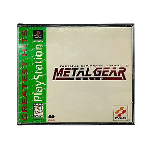 Jogo Metal Gear Solid - PS1 (Greatest Hits)