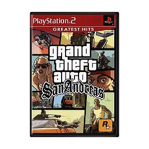 Jogo Grand Theft Auto: San Andreas (GTA SA) - PS2 (Lacrado)