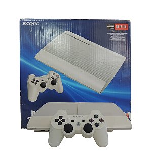 Console PlayStation 3 Super Slim 250GB Branco - Sony