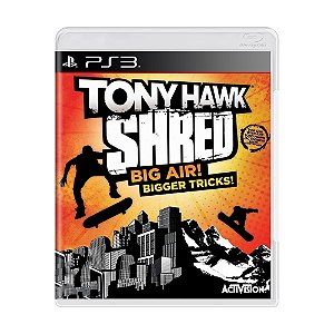 Jogo Tony Hawk Shred: Big Air! Bigger Tricks! - PS3