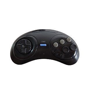 Controle Mega Drive 3 Preto - Sega