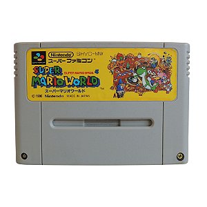 Jogo Super Mario World - SNES (Japonês)