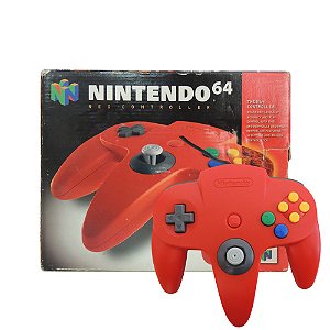 Controle Nintendo 64 Vermelho - Nintendo