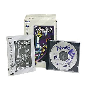 Jogo NiGHTS Into Dreams... - Sega Saturn