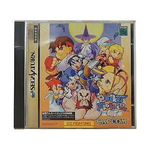 Jogo Pocket Fighter - Sega Saturn (Japonês)