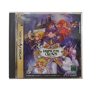 Jogo Princess Crown - Sega Saturn (Japonês)