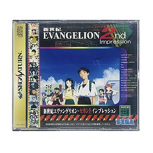 Jogo Shinseiki Evangelion: 2nd Impression - Sega Saturn (Japonês)