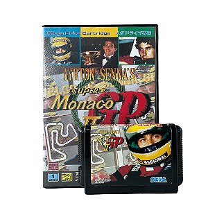 Jogo Ayrton Senna's Super Monaco GP II - Mega Drive (Japonês)