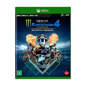 Jogo Monster Energy Supercross - The Official Videogame 4 - Xbox Series X e Xbox One (LACRADO)